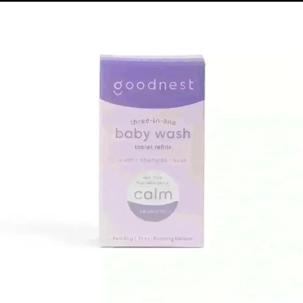 Goodnest Wash Shampoo and Soak Tablet Refills  Tear Free Hypoallergenic Lavender